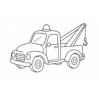 Rescue Truck Coloring Pages for Kids 2026 – Free PDF Download