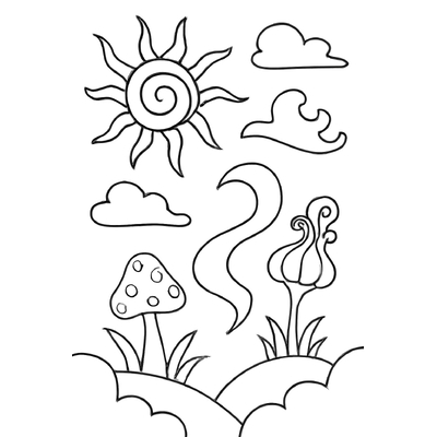 Sunny Sky Coloring Pages for Kids 2026