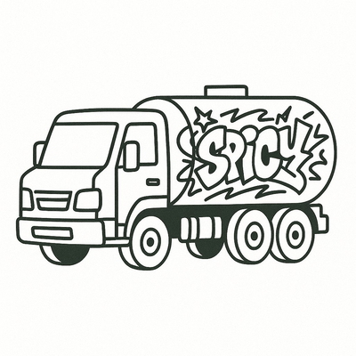 Tanker Truck Coloring Pages for Kids 2026 – Beautiful Coloring Sheets