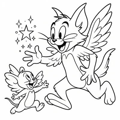 Tom and Jerry Coloring Pages for Kids 2026 – Fun Coloring Sheets