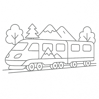 Train Coloring Pages for Kids 2026 – Beautiful Coloring Sheets