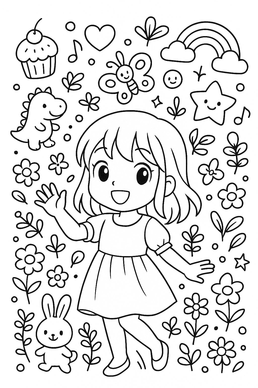 Beautiful and Printable Coloring Pages for 8-Year-Old Girls PDF 2026