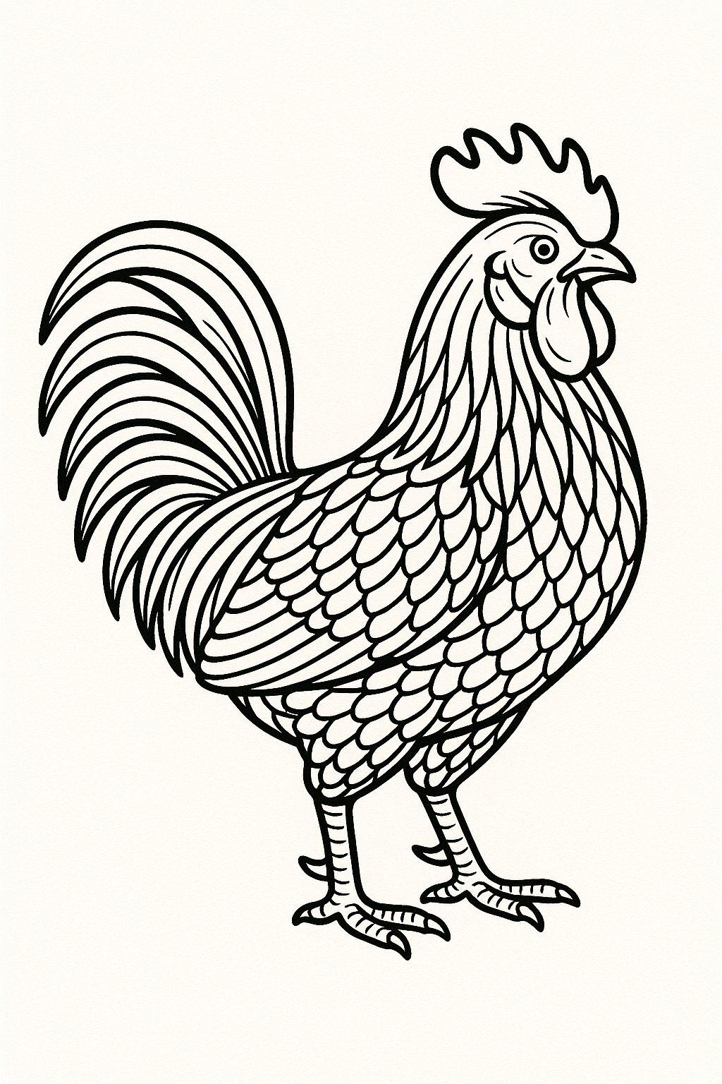 Metallic Rooster