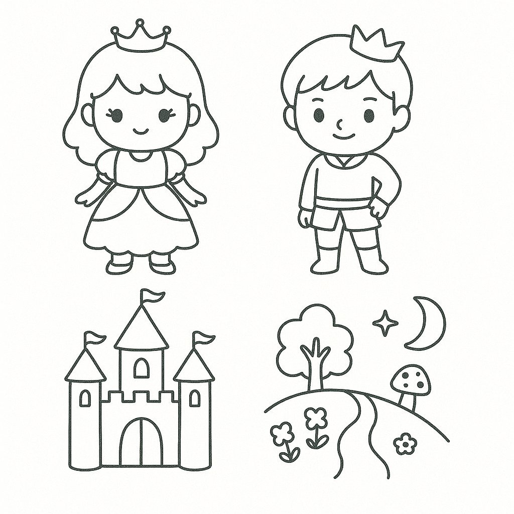 Fairy Tale Coloring