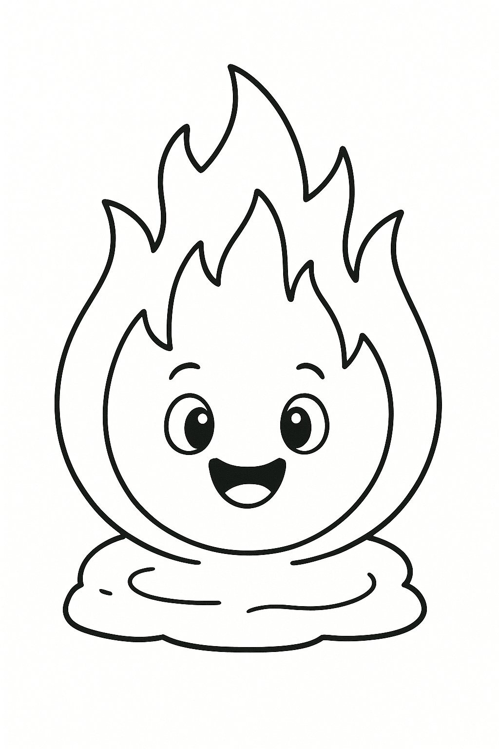 Cartoon Flame