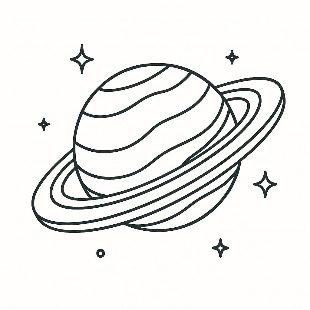 3D Space Planet