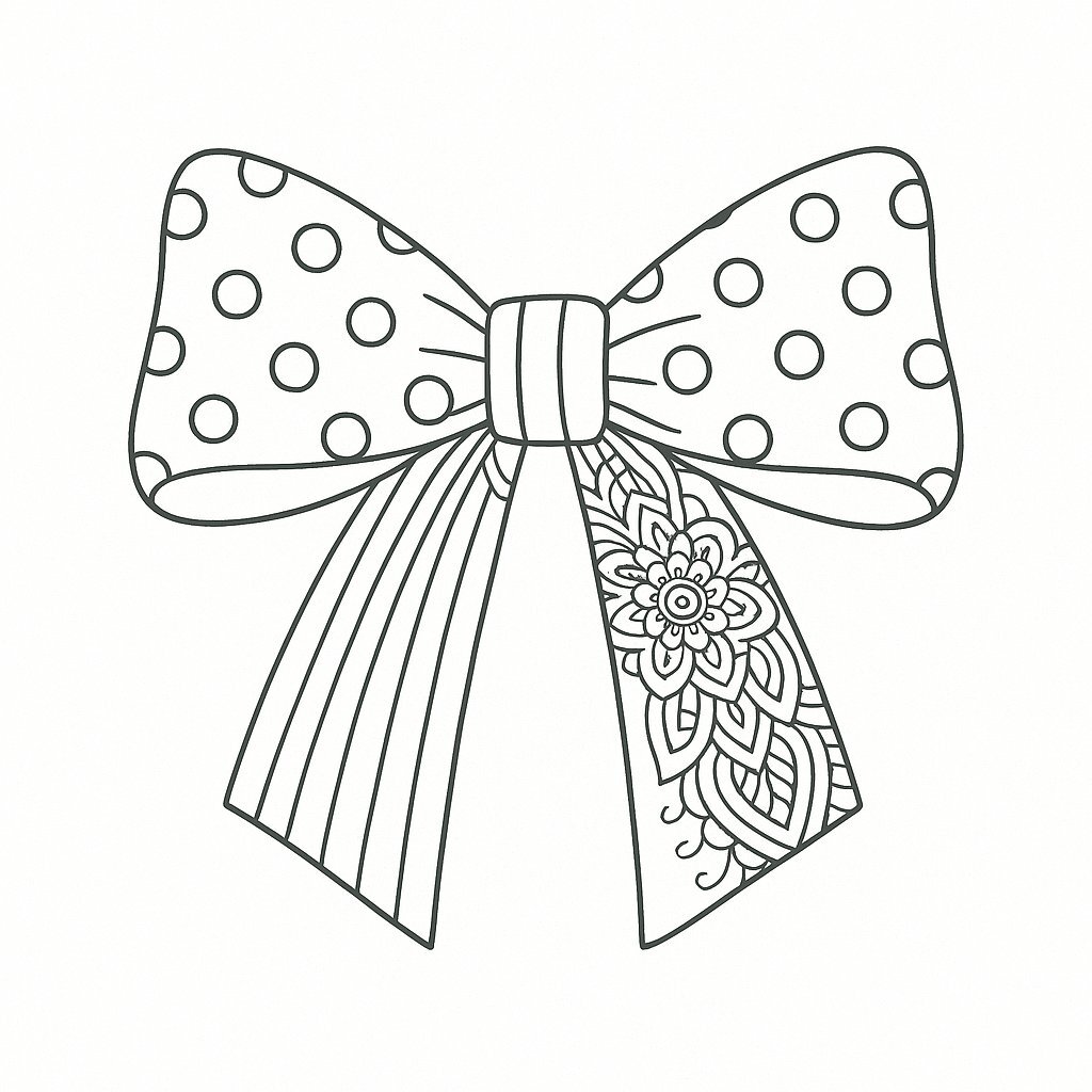 Classic Patterned Bow