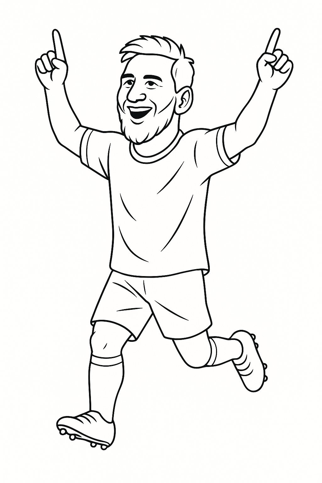 Victorious Messi