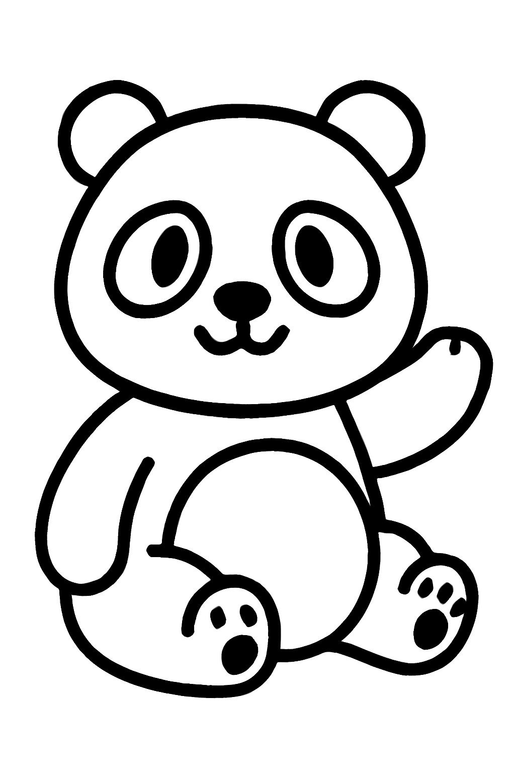 Modern Neon Panda