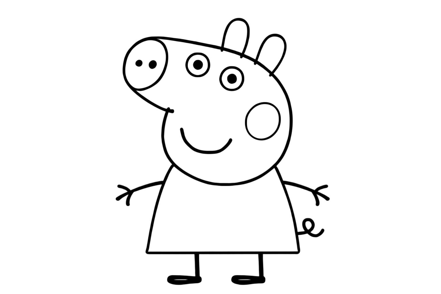 Peppa Pig Coloring Pages for Kids 2026