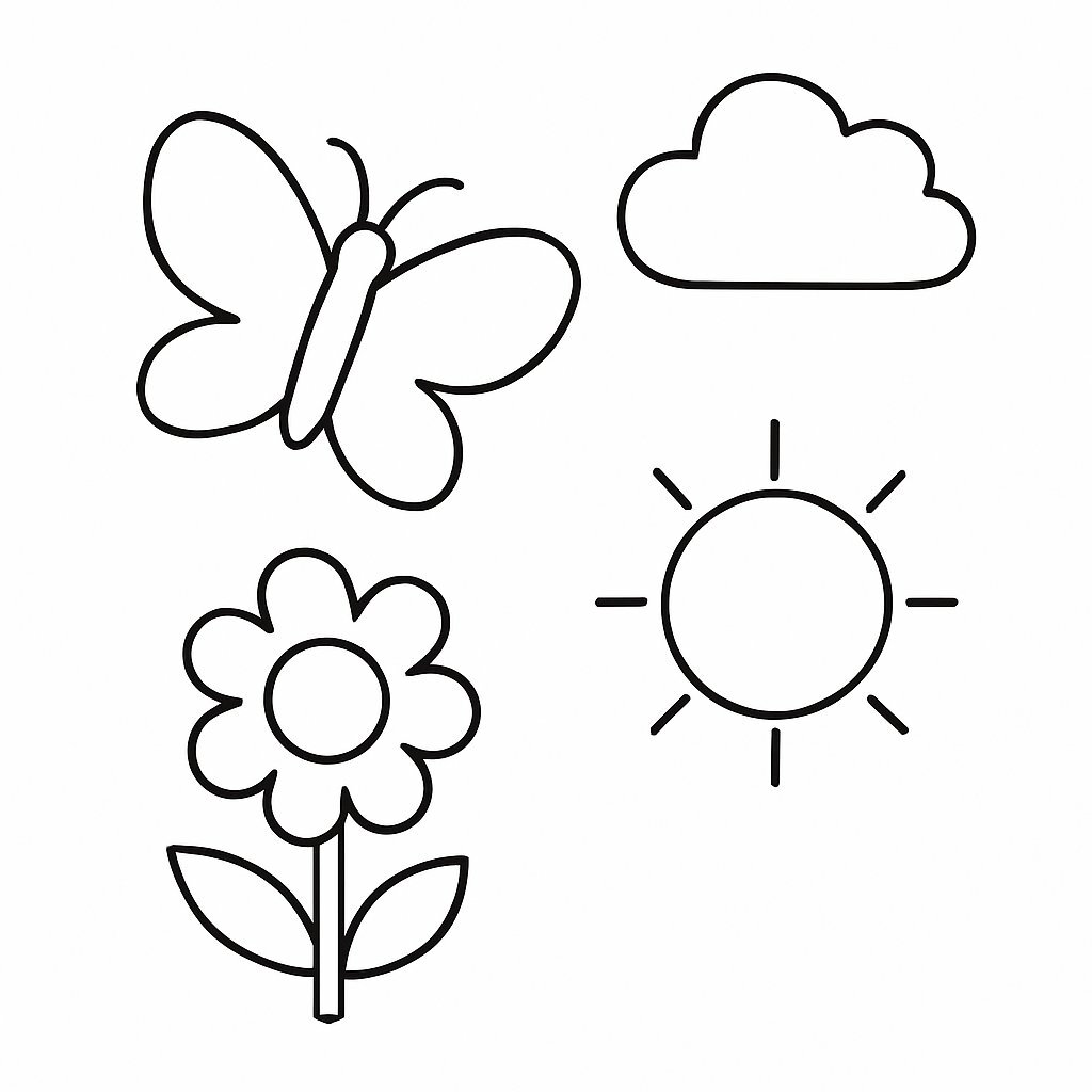 Simple Coloring Page
