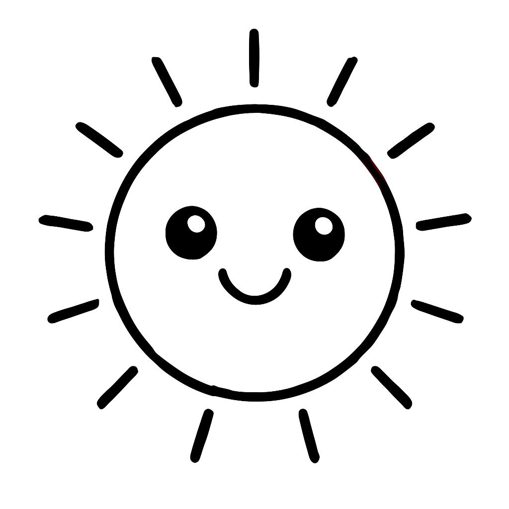 Cute Cartoon Sun