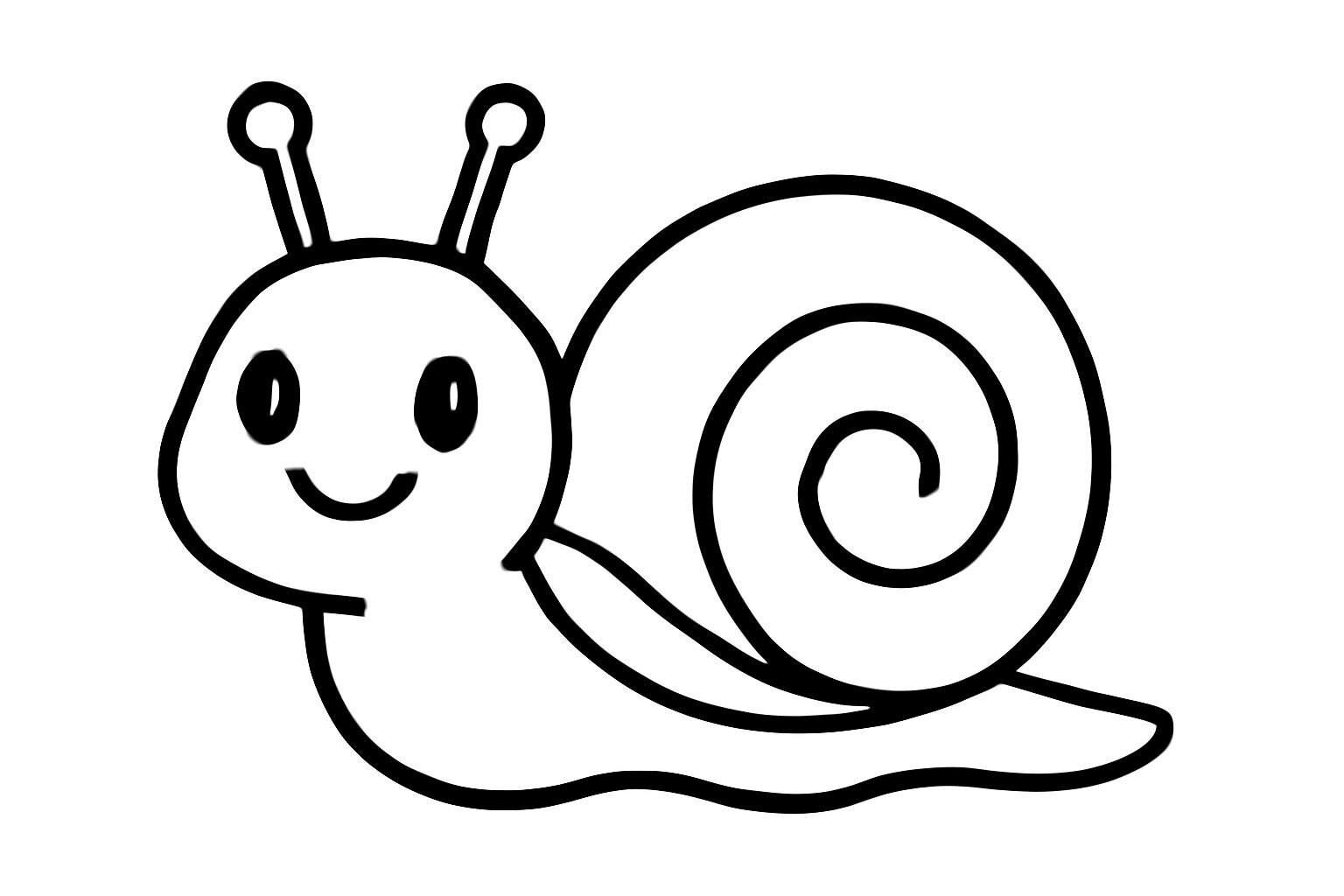 Modern Neon Snail Shell