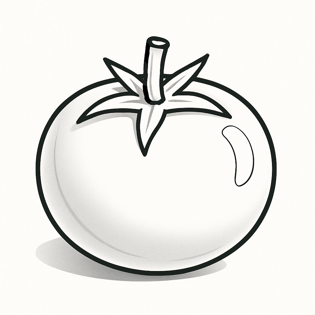 Tomato Coloring Pages for Kids 2026 | Free PDF Download
