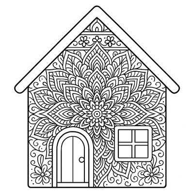 Beautiful Dollhouse Coloring Pages for Kids 2026 – PDF Download