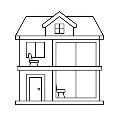 Beautiful Dollhouse Coloring Pages for Kids 2026 – PDF Download