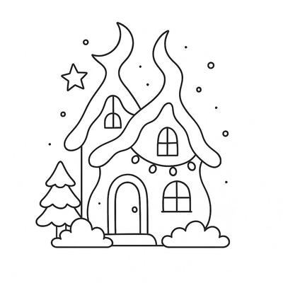 Beautiful Dollhouse Coloring Pages for Kids 2026 – PDF Download