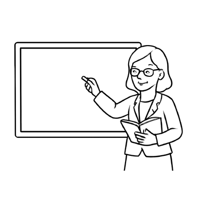 Beautiful Teacher-Themed Coloring Pages for Kids PDF 2026