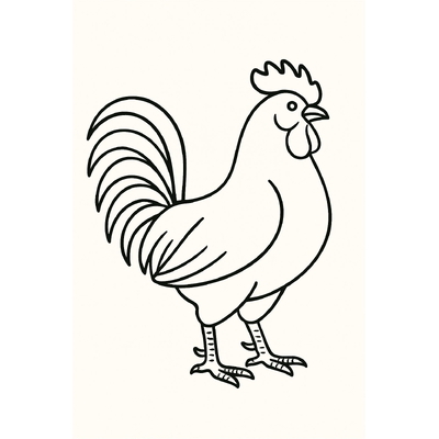 Chicken Coloring Pages for Kids 2026 - Free PDF