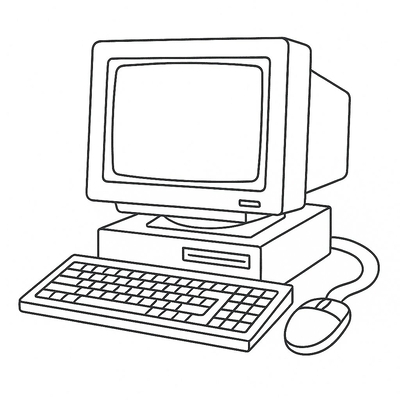 Creative Computer Coloring Pages for Kids 2026 – Download PDF