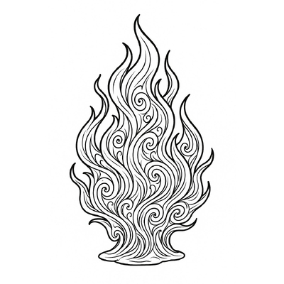 Creative Flame Coloring Pages for Kids 2026 – PDF Download