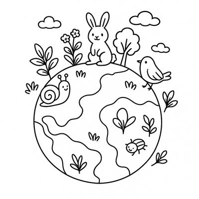 Creative Planet Coloring Pages for Kids 2026 – PDF Download