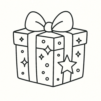 Cutest Gift Box Coloring Pages for Kids 2026