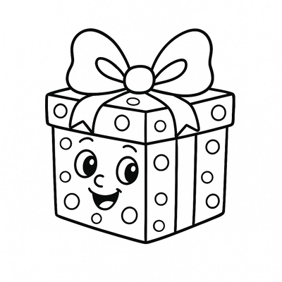 Cutest Gift Box Coloring Pages for Kids 2026