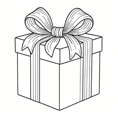 Cutest Gift Box Coloring Pages for Kids 2026