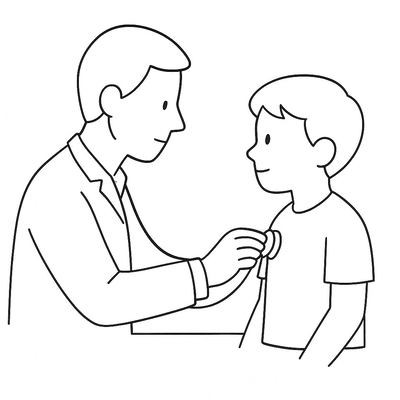 Doctor Checkup Coloring Pages for Kids – Beautiful PDF 2026
