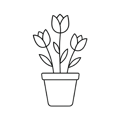 Flower Vase Coloring Pages for Kids 2026