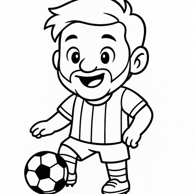 Fun and Creative Messi Coloring Pages for Kids 2026