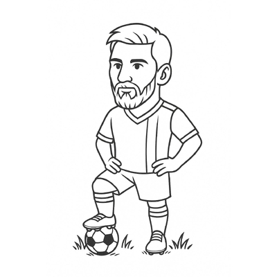 Fun and Creative Messi Coloring Pages for Kids 2026
