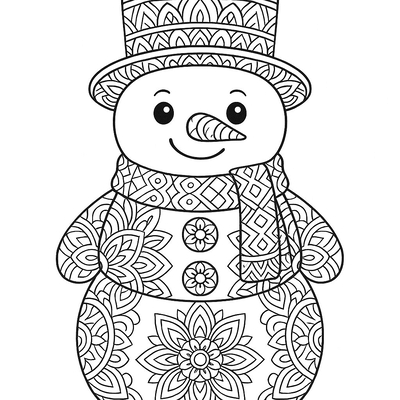 Fun Snowman Coloring Pages for Kids 2026