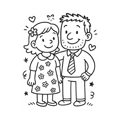 Mom and Dad Coloring Pages for Kids PDF – Beautiful and Easy to Print 2026