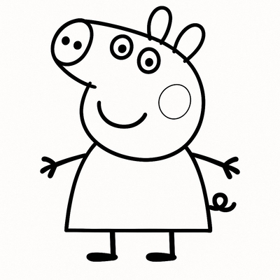 Peppa Pig Coloring Pages for Kids 2026