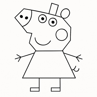 Peppa Pig Coloring Pages for Kids 2026