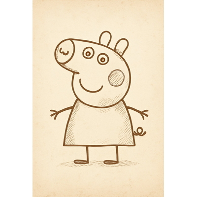 Peppa Pig Coloring Pages for Kids 2026