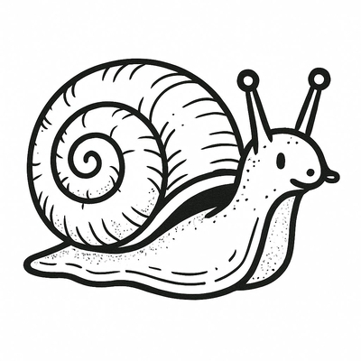 Snail Coloring Pages for Kids 2026 - Free PDF