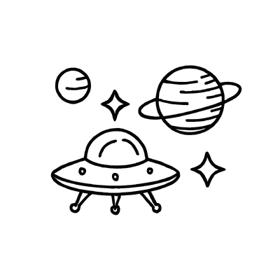 Space Coloring Pages for Kids 2026 - Free PDF