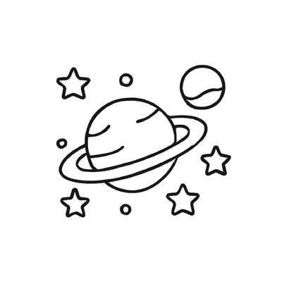 Space Coloring Pages for Kids 2026 - Free PDF