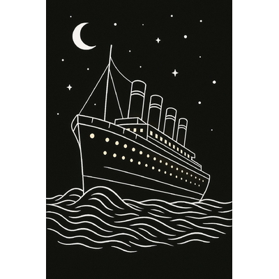 Titanic Ship Coloring Pages for Kids 2026 - Free PDF
