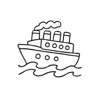 Titanic Ship Coloring Pages for Kids 2026 - Free PDF