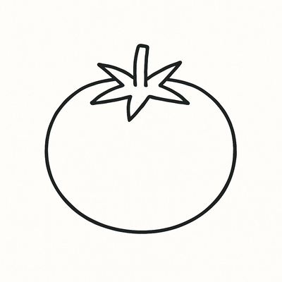 Tomato Coloring Pages for Kids 2026 | Free PDF Download