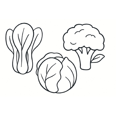 Vegetable Coloring Pages for Kids 2026