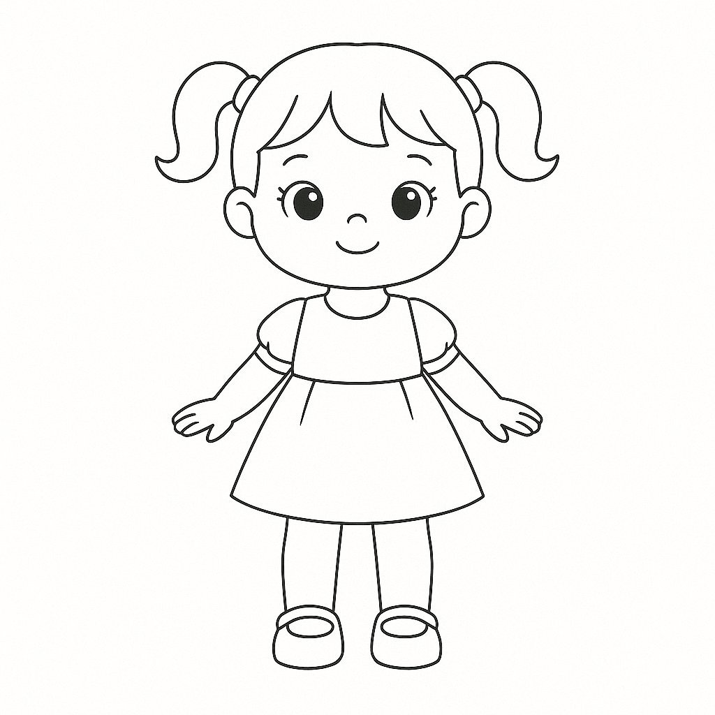 Cartoon Baby Doll