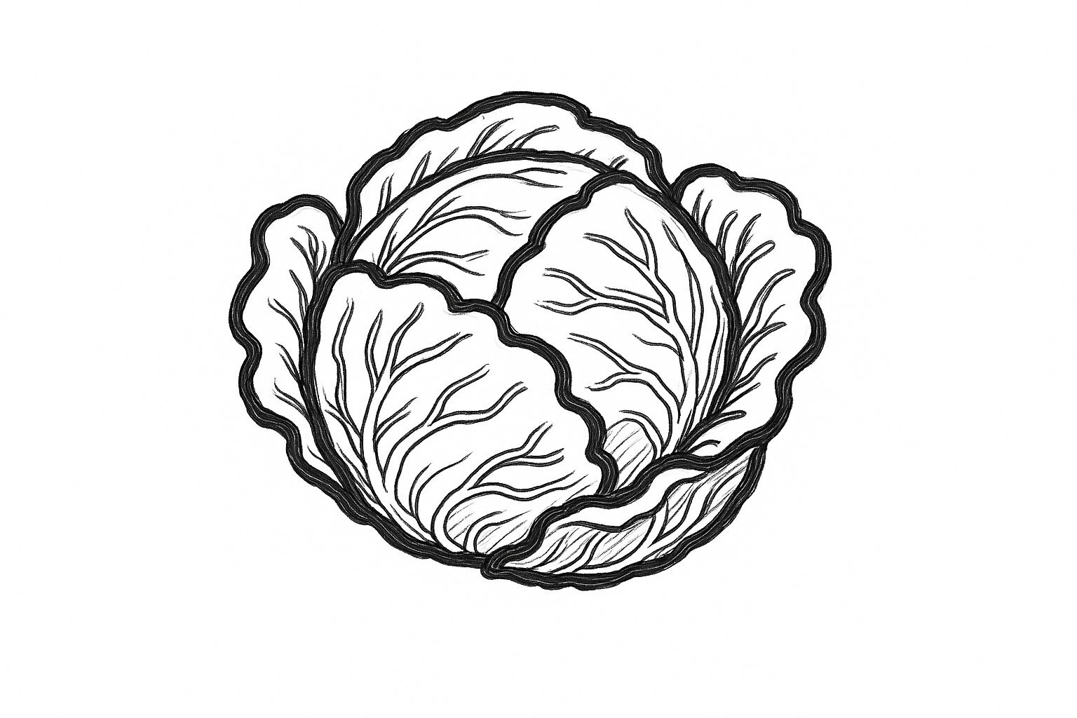 Cabbage Coloring Pages for Kids 2026 – Free Pictures & PDF