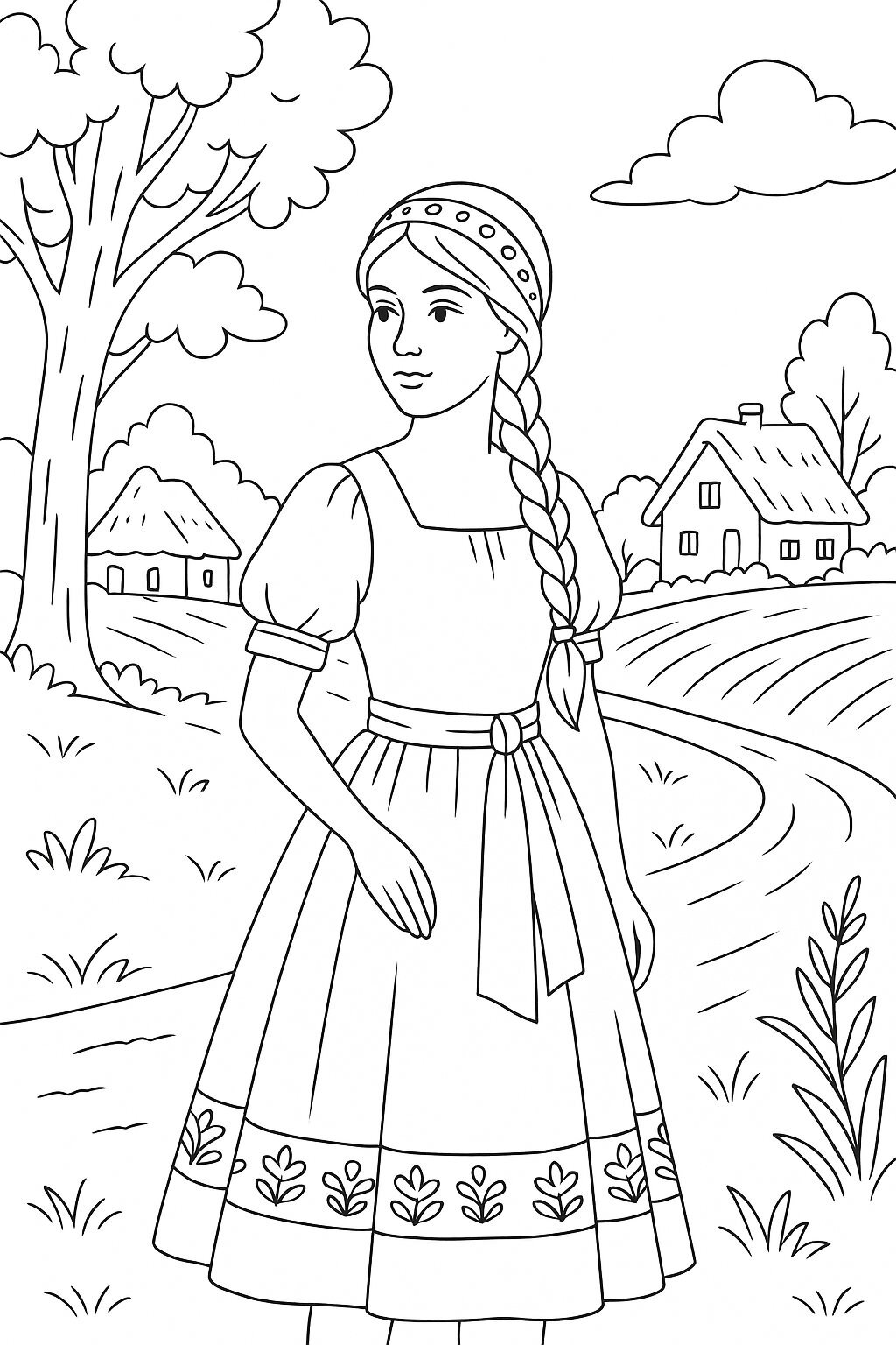 Folk Maiden Style