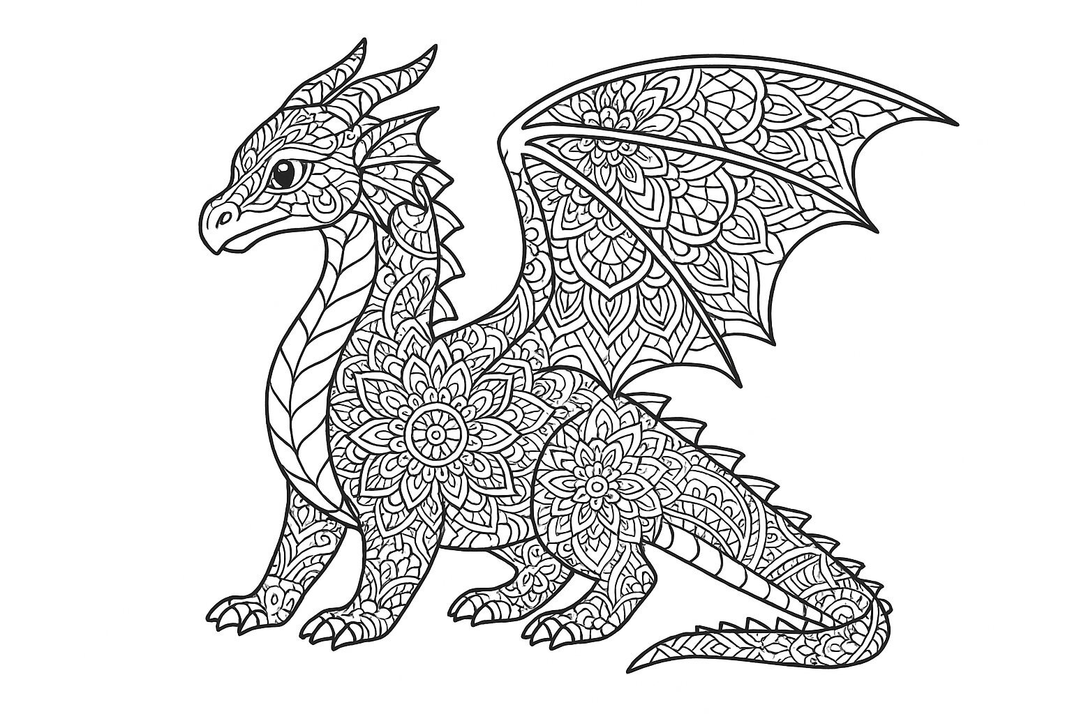 Mandala Dragon