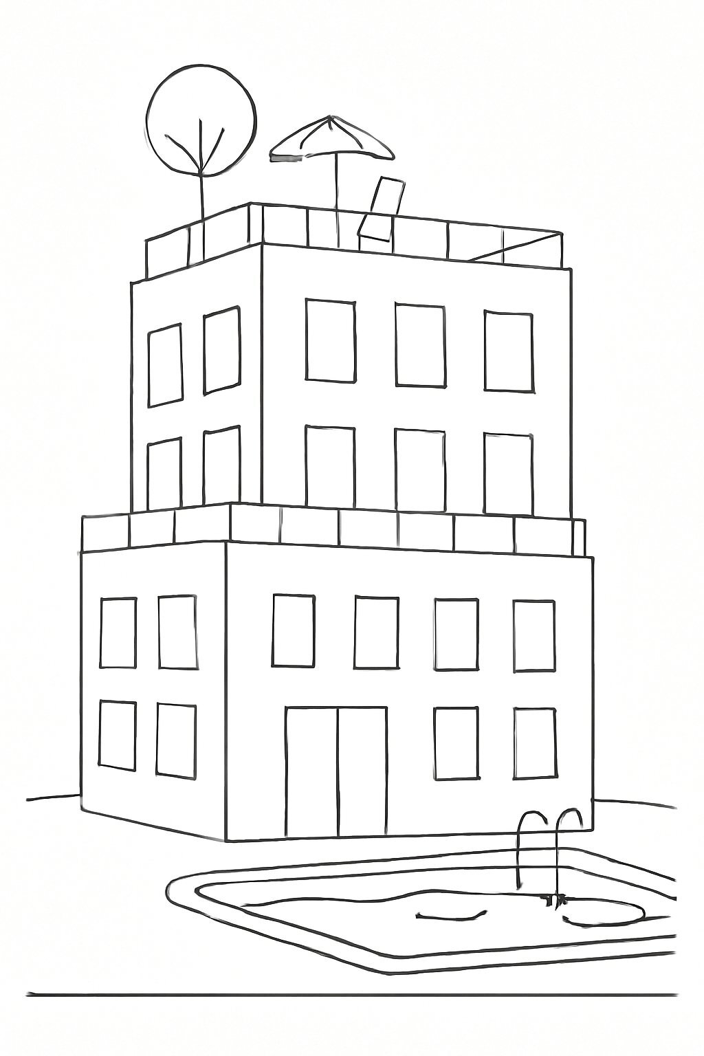 Skyscraper Coloring Pages for Kids 2026 – PDF Images
